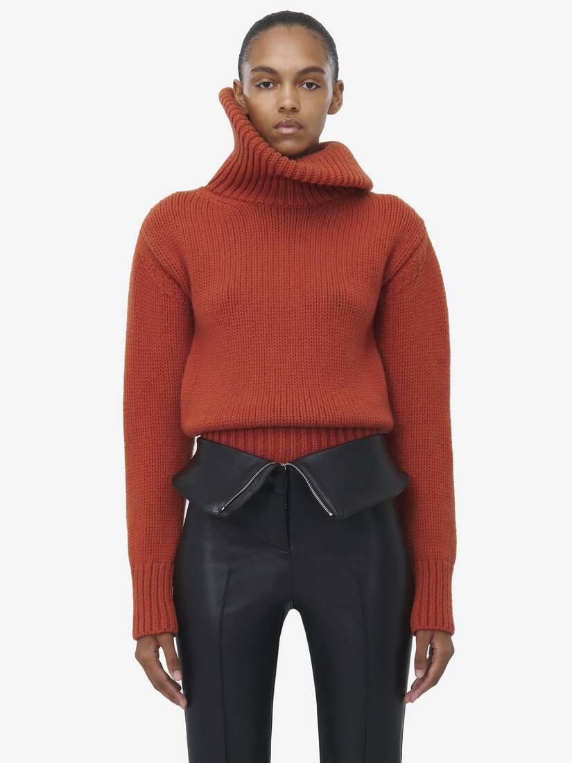 Distorted Collar Jumper