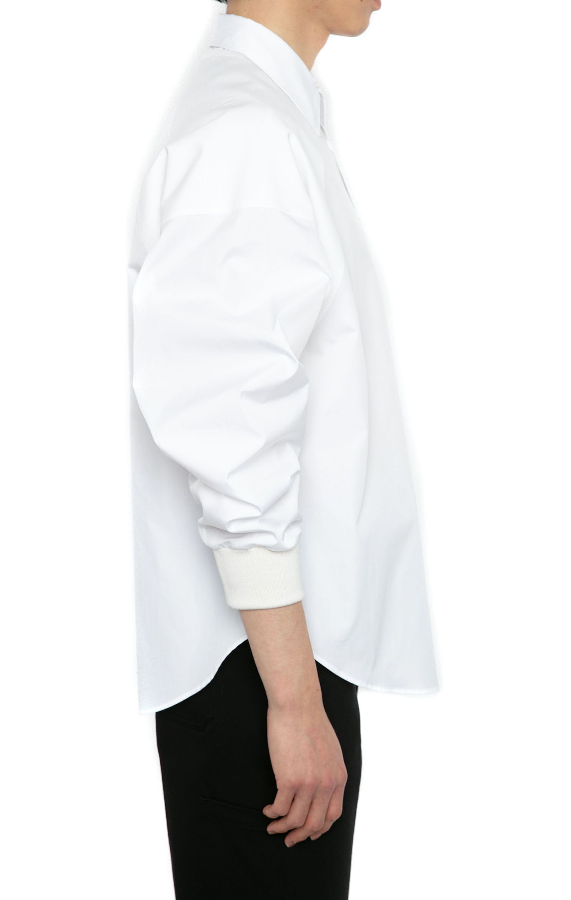 Men's SPORT SHIRT SHIRTS in White in 100% Cotton | Alexander McQueen - image 4