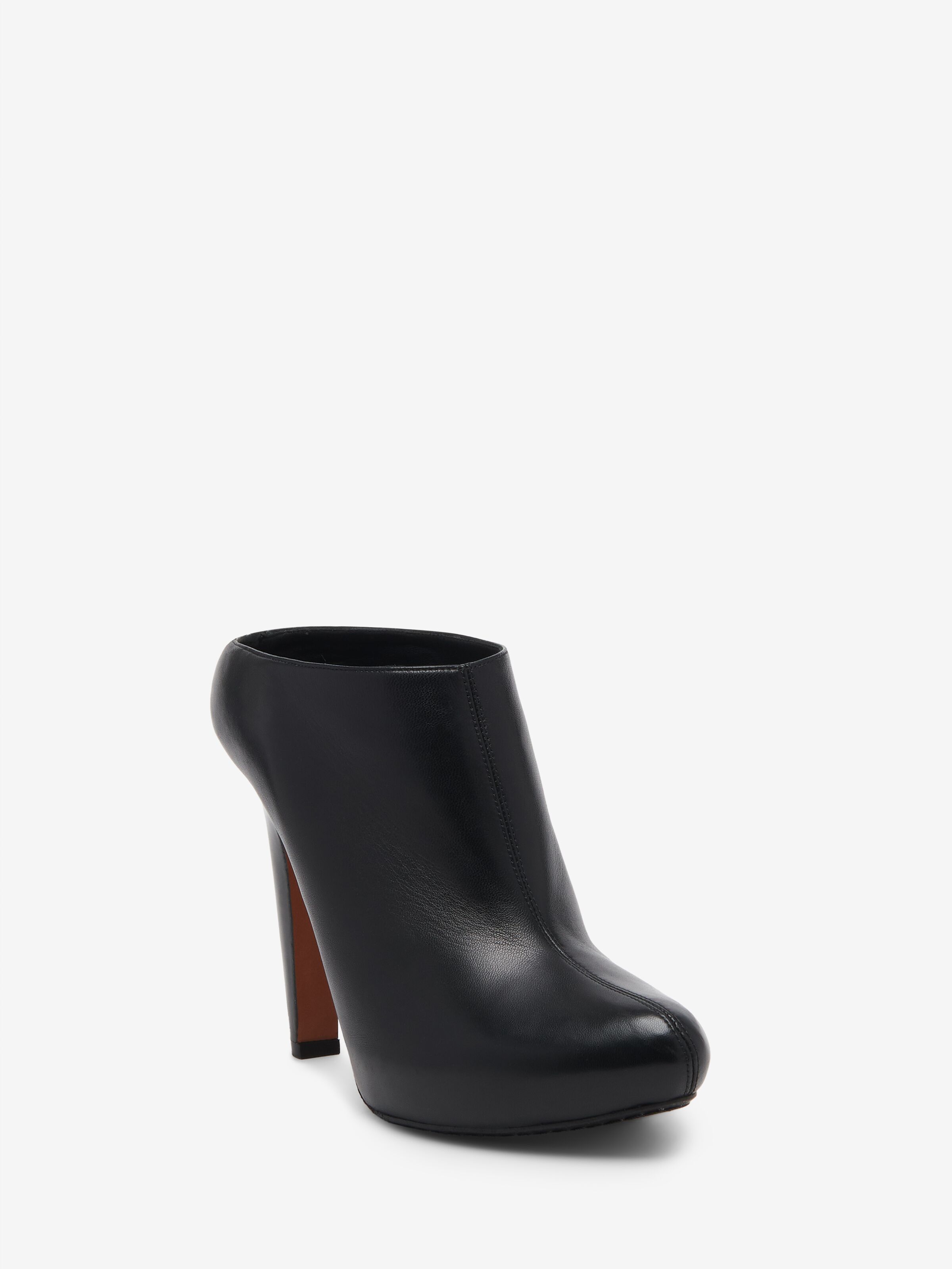 Women's The Edge Platform Mule in Black in Lamb Leather | Alexander McQueen - image 5