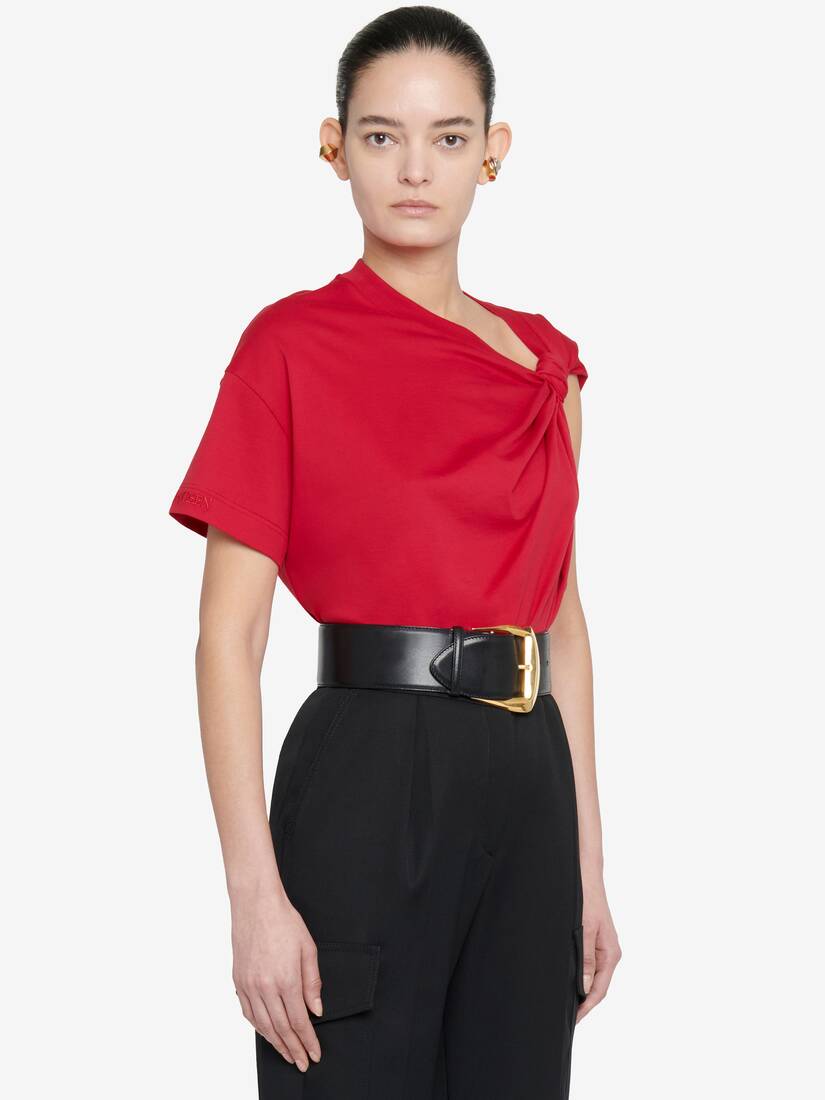 T-Shirt Asymétrique Noué