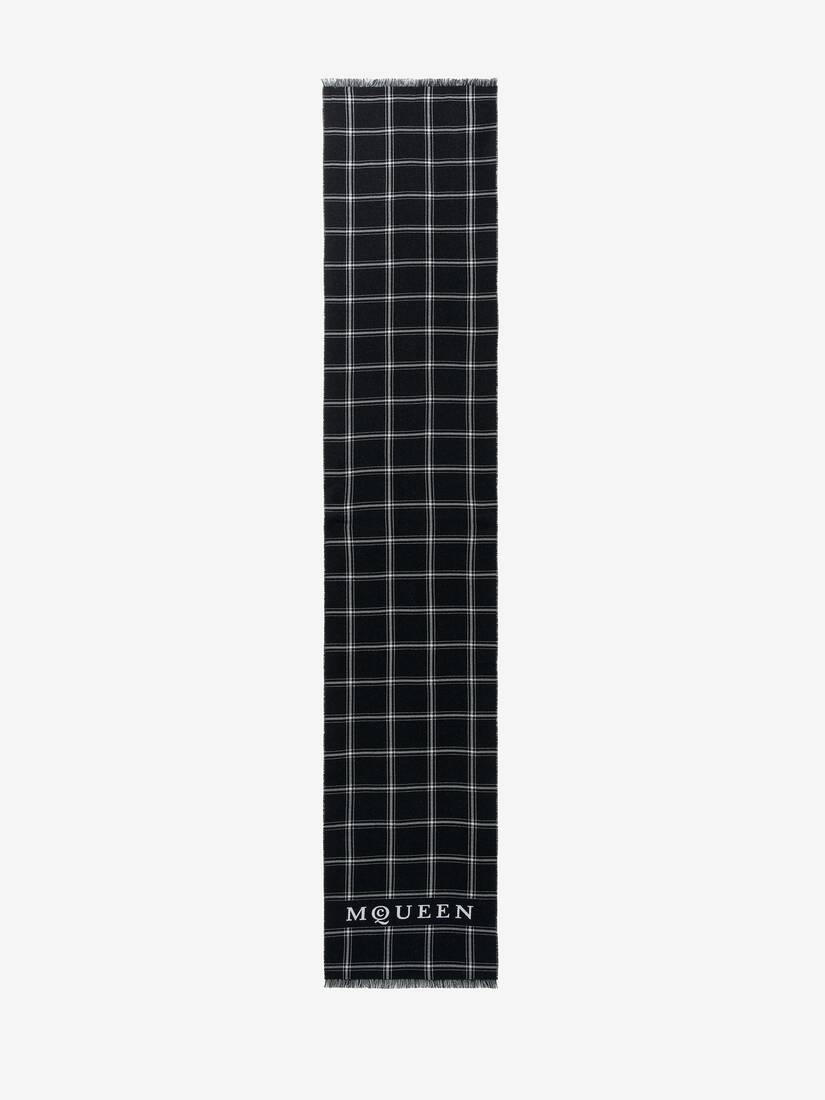 Logo Check Scarf