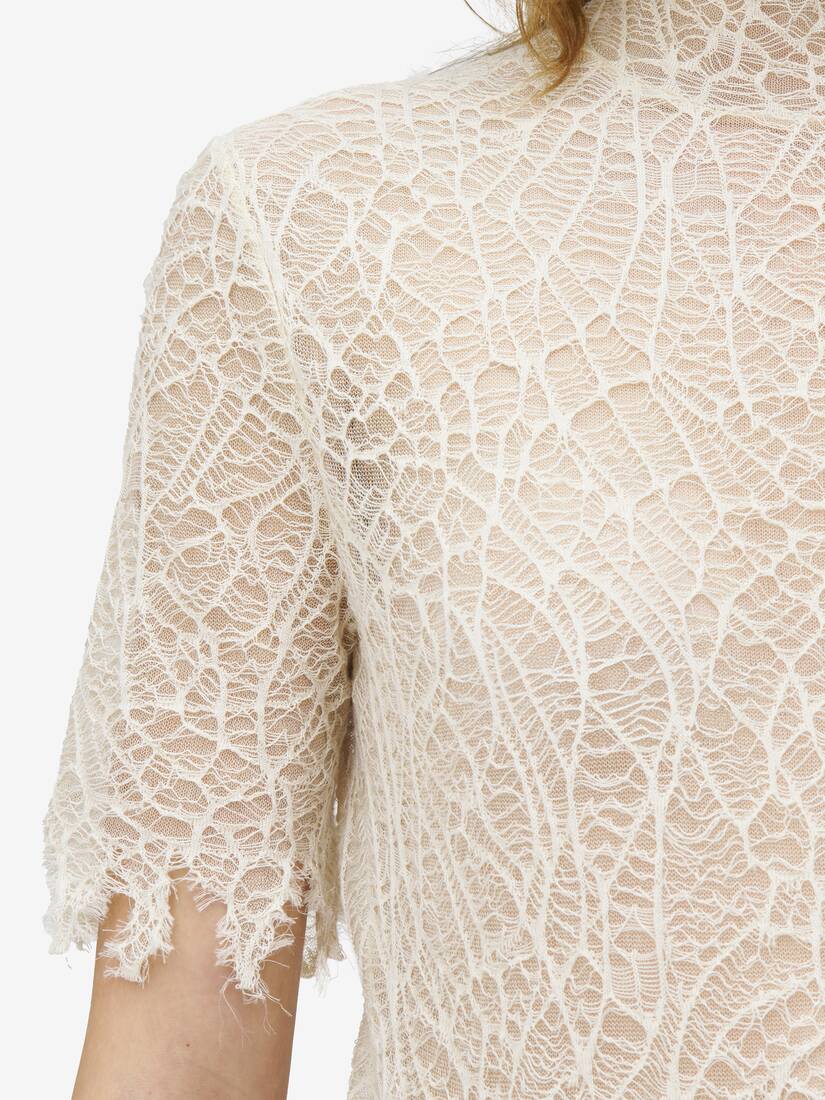 Knitted Cobweb Lace Top