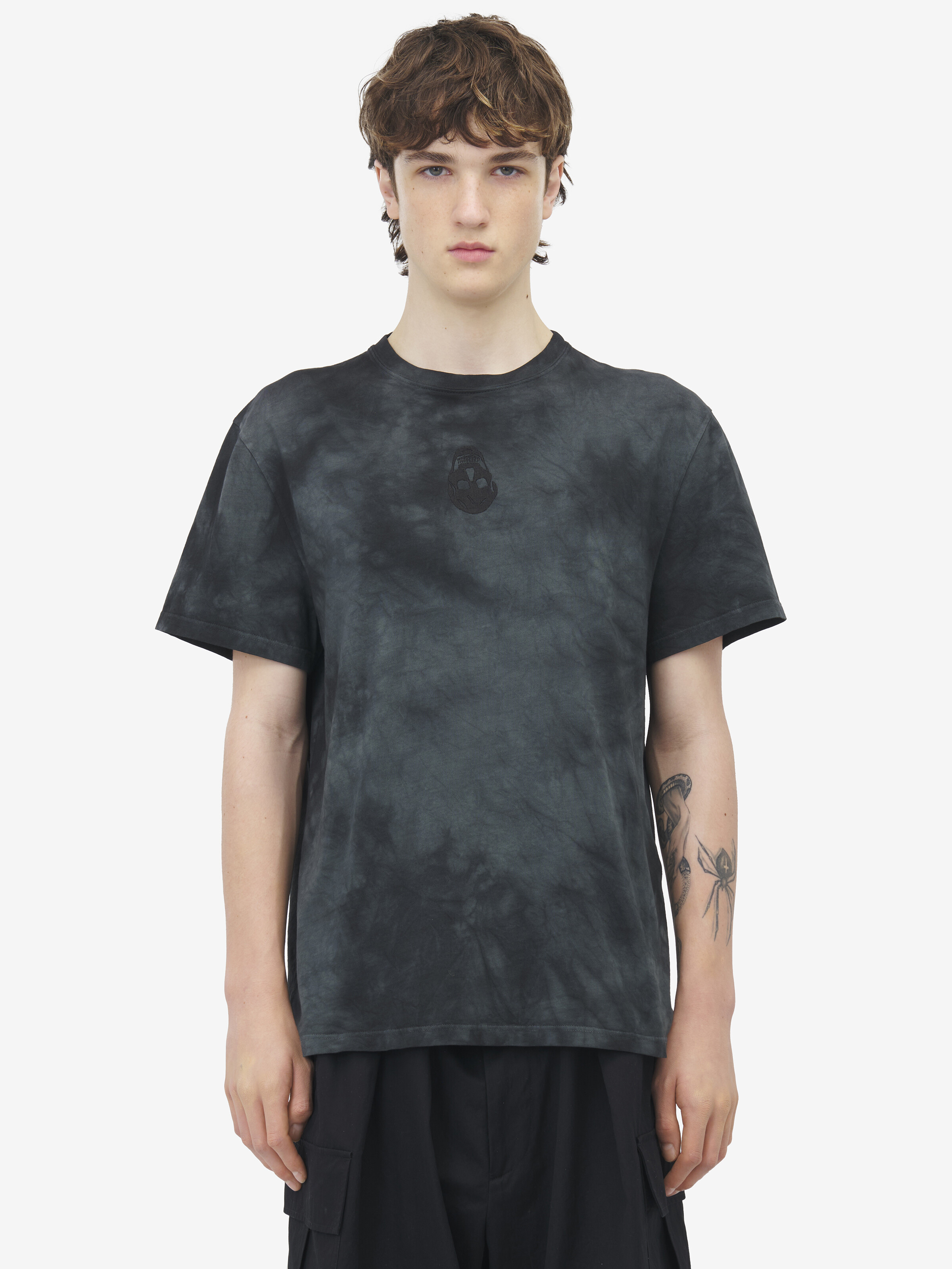 T-shirt partiellement teint