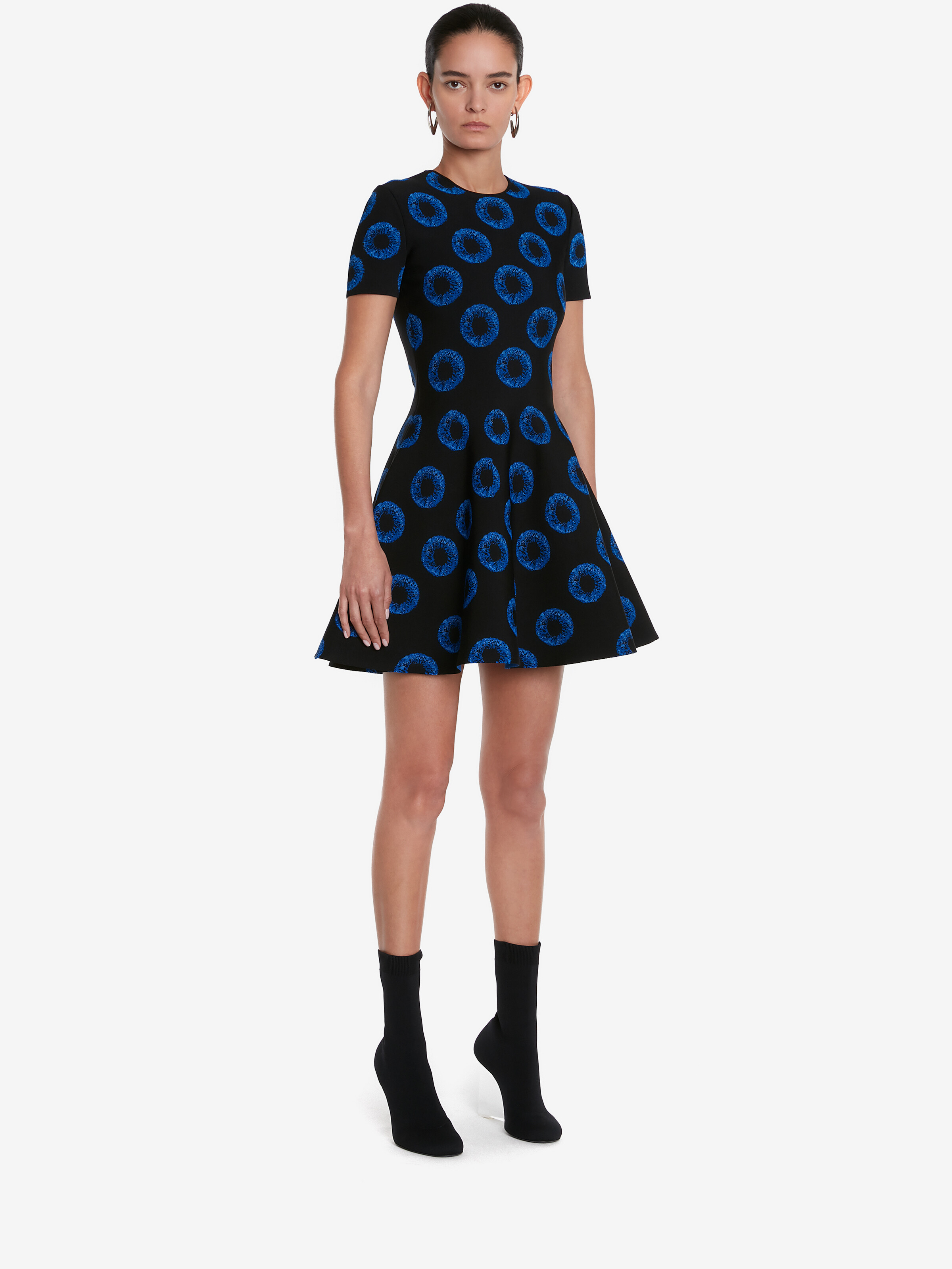 Iris Jacquard Mini Dress