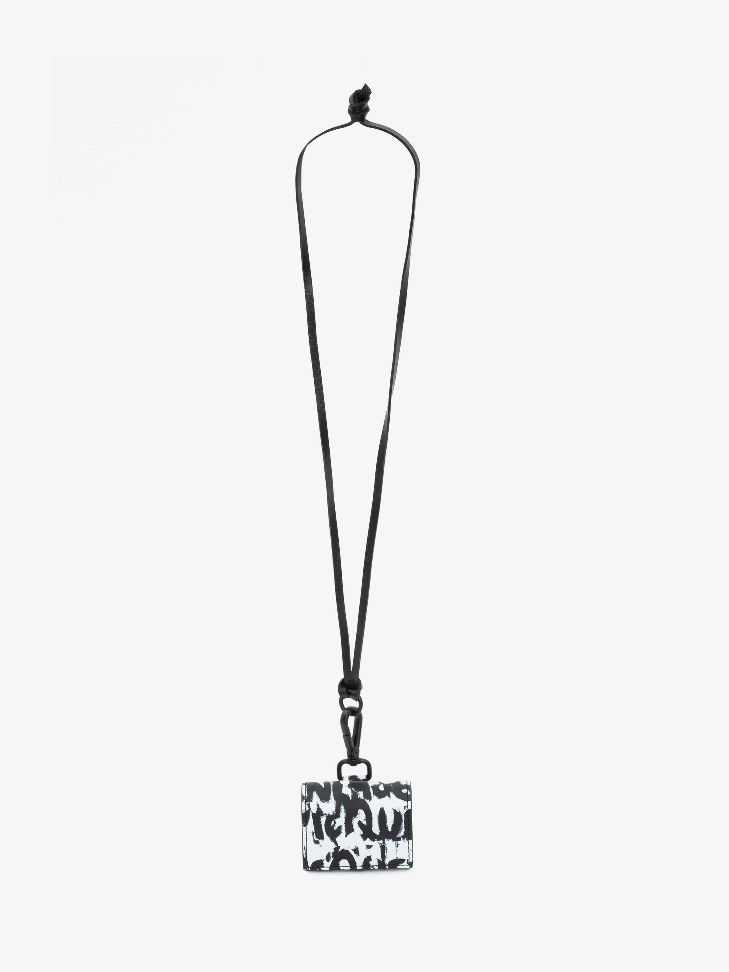 McQueen Graffiti-Kartenetui mit Kette