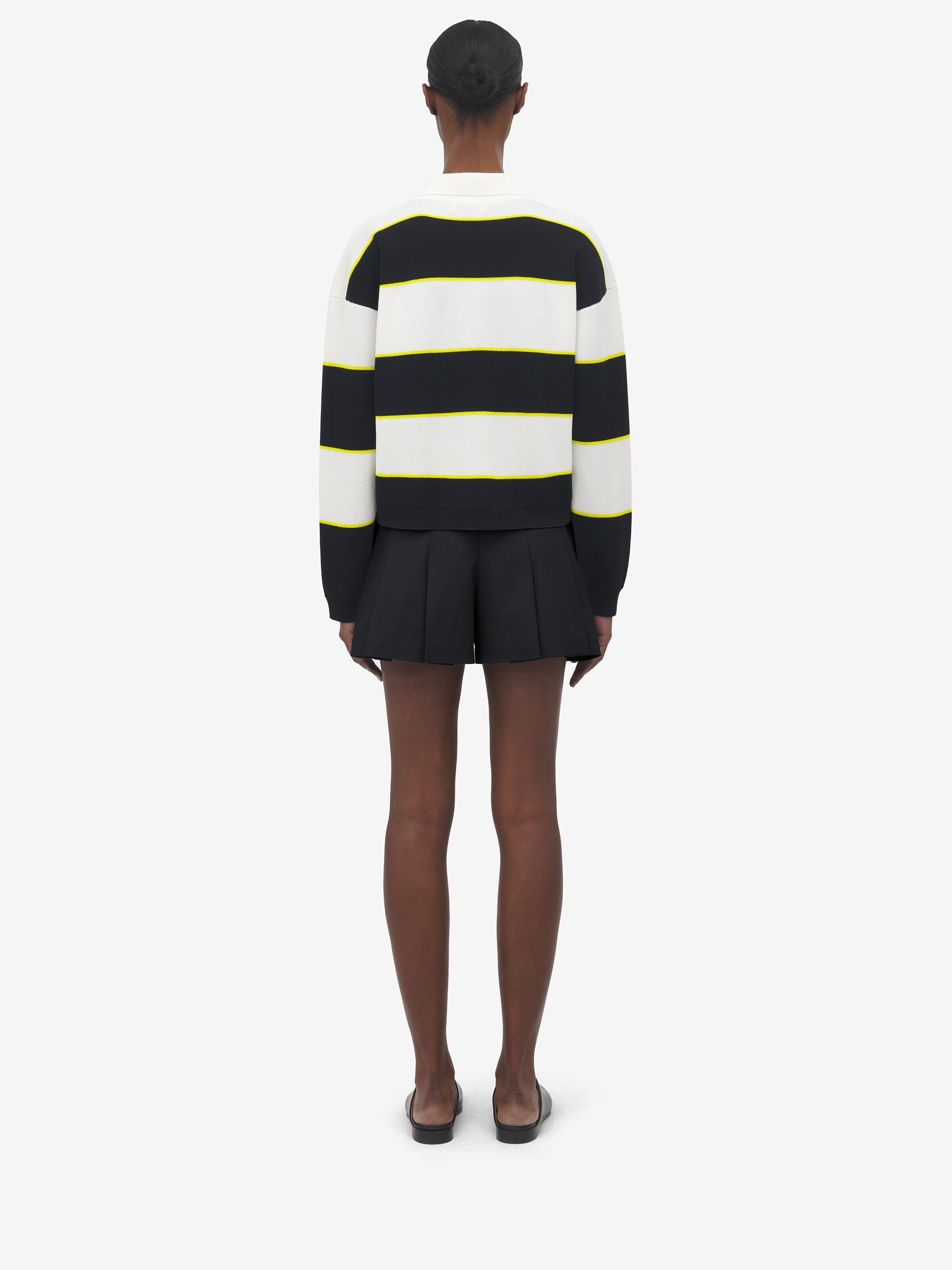 Gestreifter Polopullover