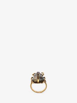 Beetle Jewelled Ring