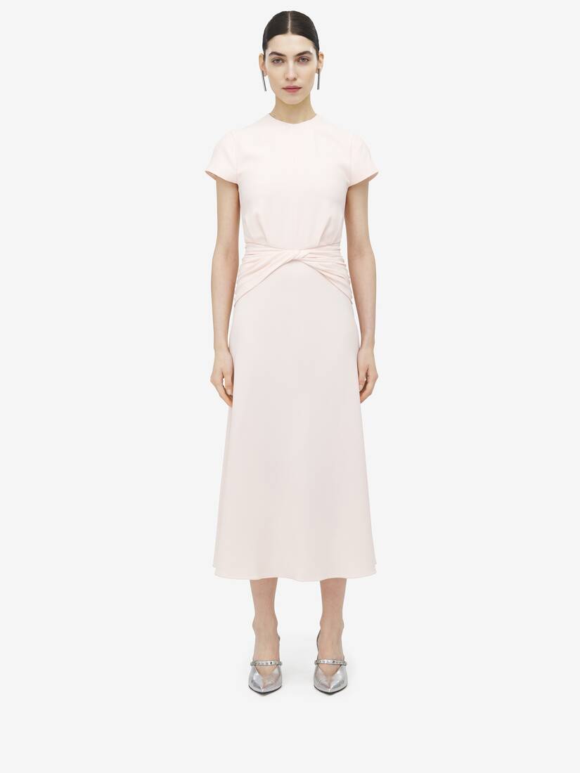 Knot Waist Midi Dress