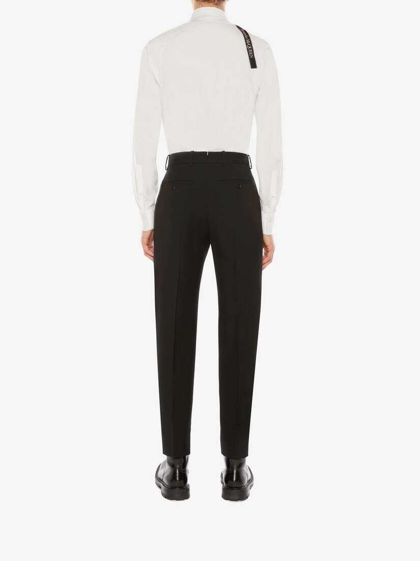 Men's Alexander McQueen Signature Harness Shirt in White