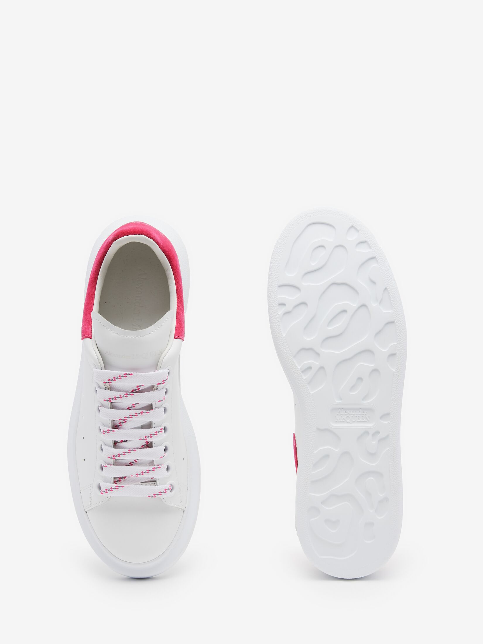 Oversized Sneaker in White/Halo Pink | Alexander McQueen US