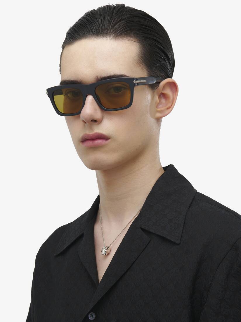 City T-Bar Rectangular Sunglasses