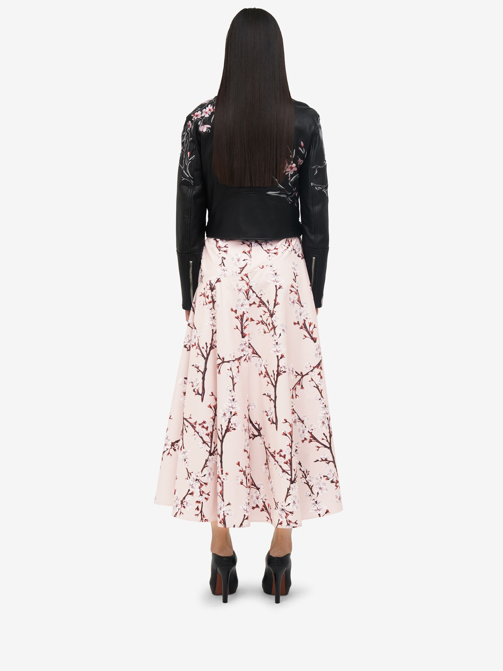 Blossom Asymmetric Midi Skirt
