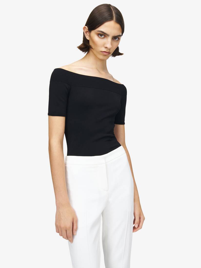Off-The-Shoulder Knit Top