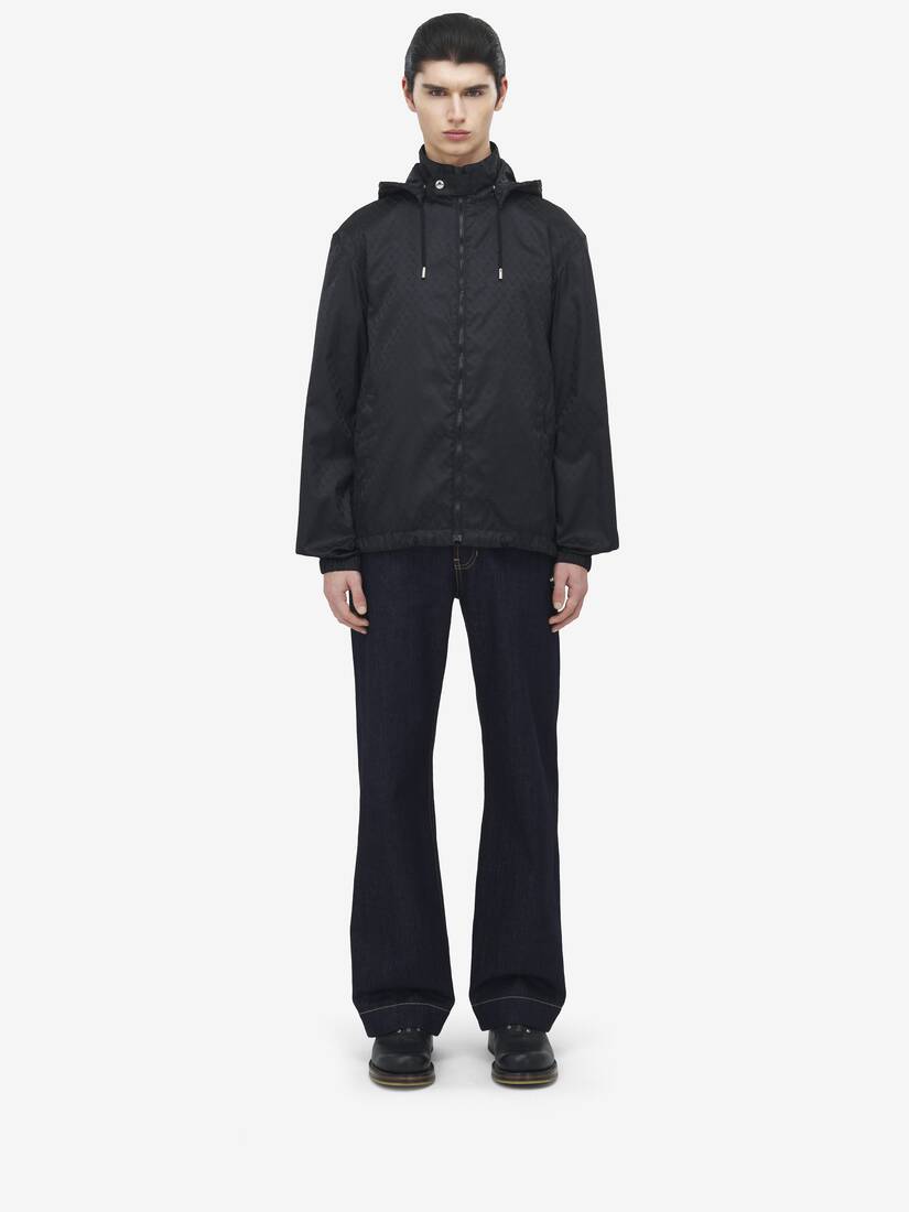 Skull Jacquard Windbreaker