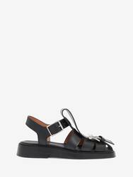 T-Bar Caged Sandal