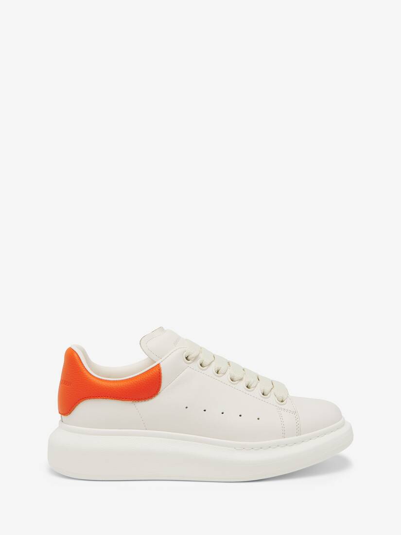 Alexander mcqueen red and white sneakers online