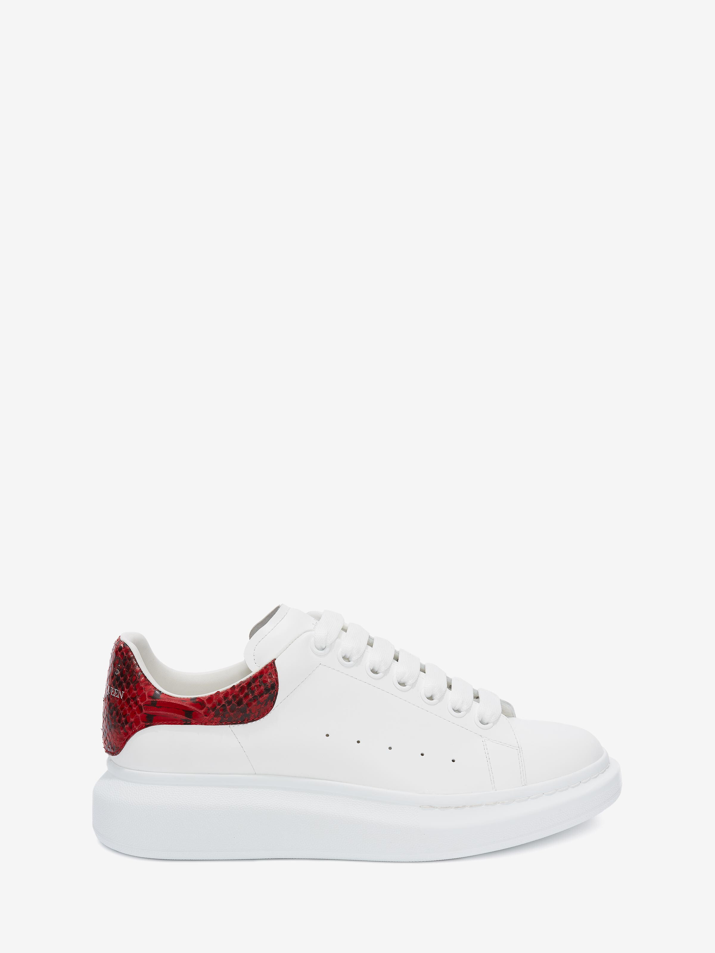 alexander mcqueen sneakers white and red
