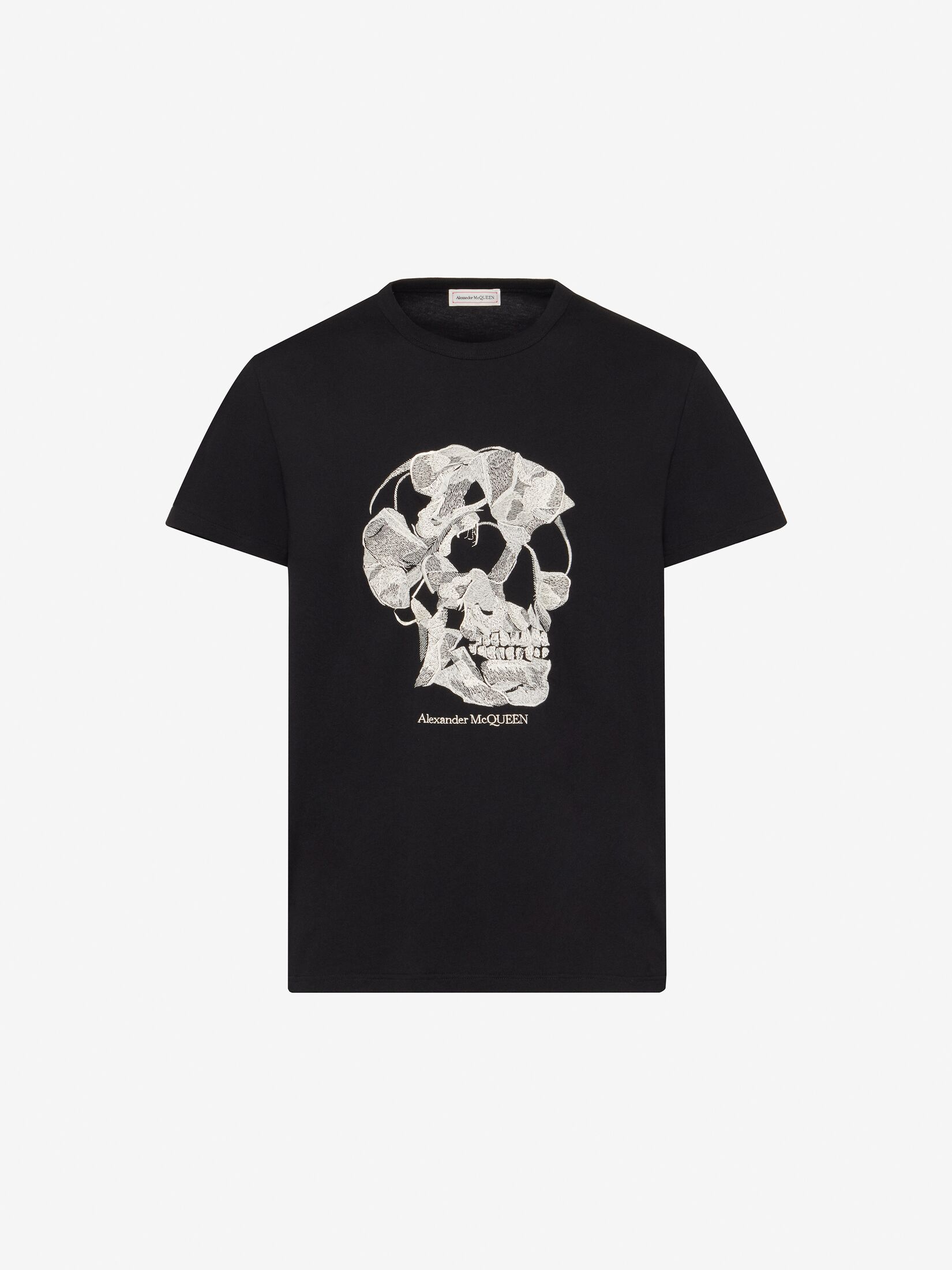 Pressed Flower Skull T恤