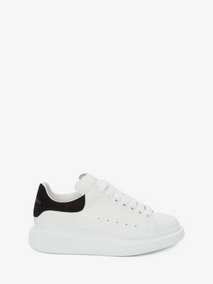 Oversized Sneaker in White/Black 