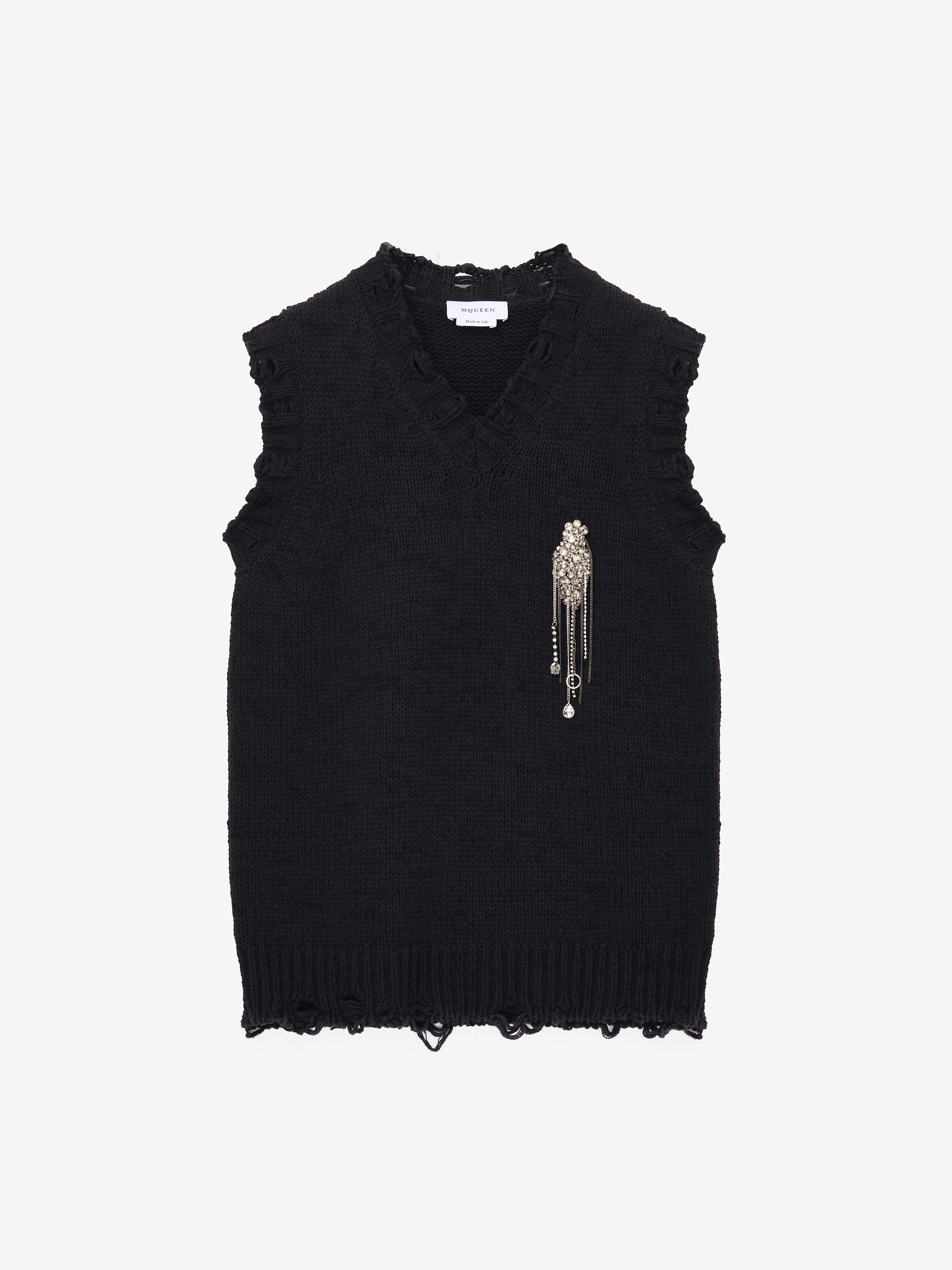 Patch Embroidery DIstressed Tank Top