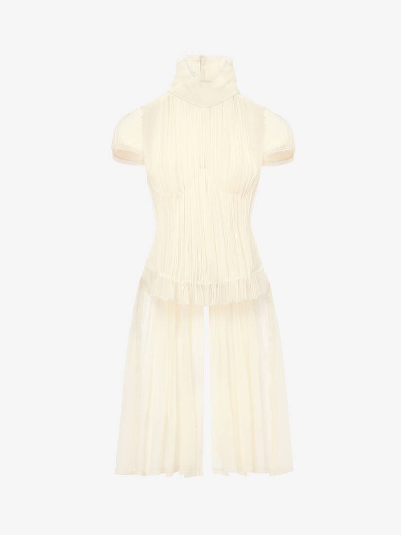 Chiffon Pleated Top