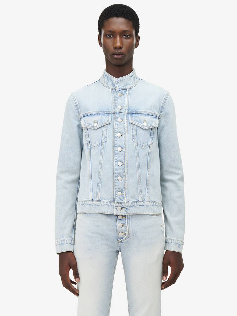 Veste En Denim Délavé