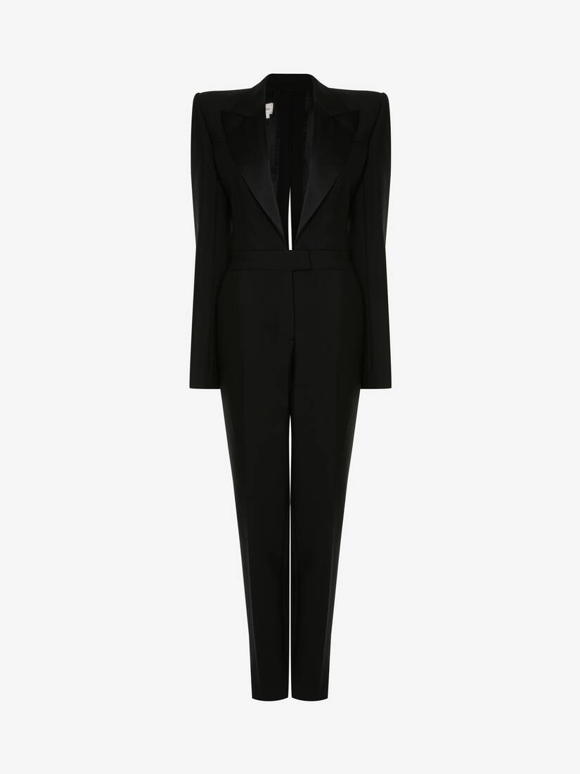 All-in-one Tailored Suit in Black
