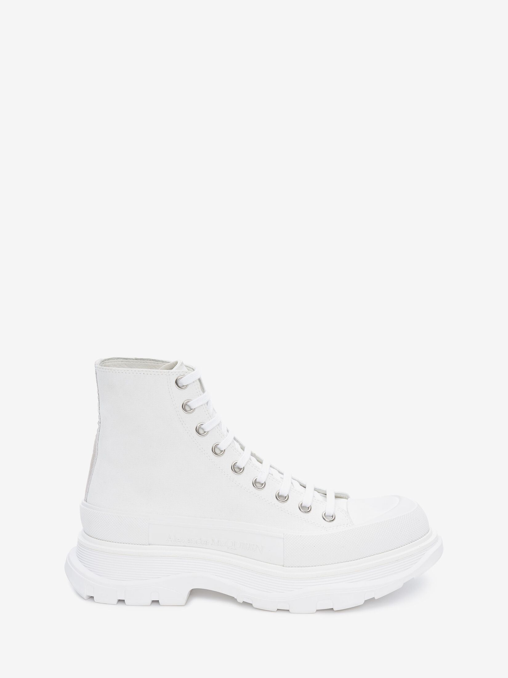 Tread Slick Boot in White | Alexander McQueen GB