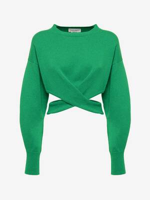 Twisted Cropped Jumper