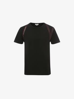 T-Shirt à harnais et logo Selvedge