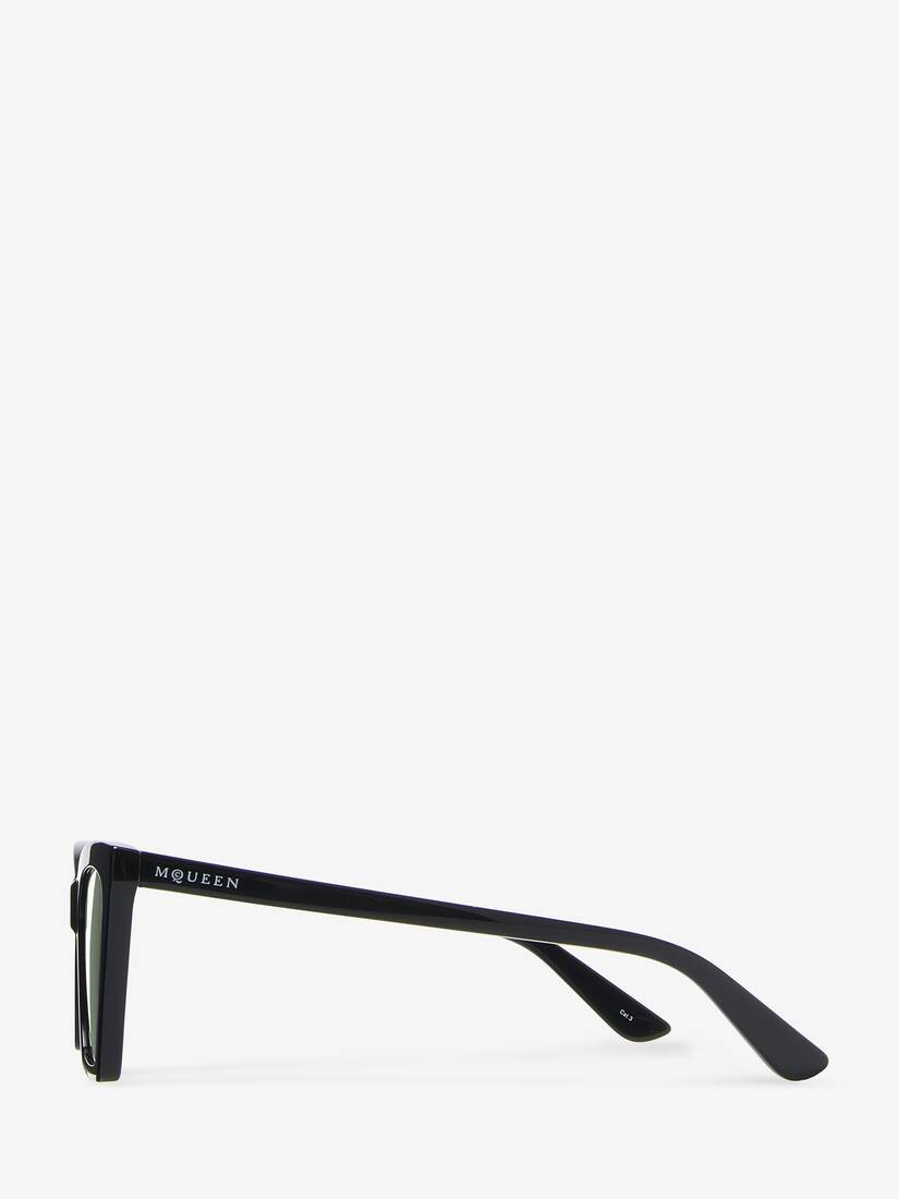 Spike Geometric Cat-eye Sunglasses
