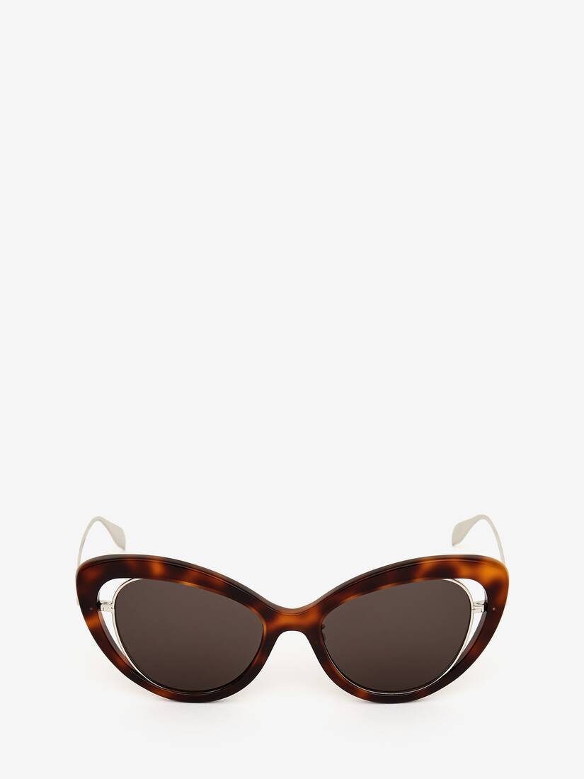 wire cat eye sunglasses