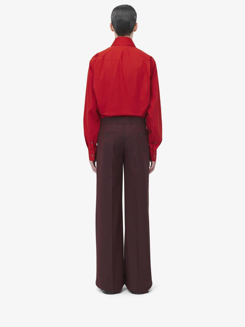 Low Rise Tailored Trousers