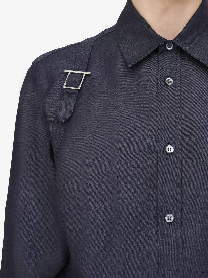 T-Bar背带牛仔衬衫 | Alexander McQueen - image 5