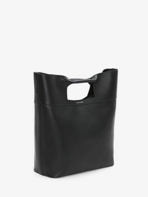 スクエア ボウ スモール | ブラック | Alexander McQueen JP