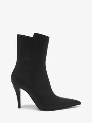 ショートブーツ・ブーティ MCQUEEN 'Shard' ankle boots Women's Birdee Knee-high Boot in Black | Alexander McQueen US