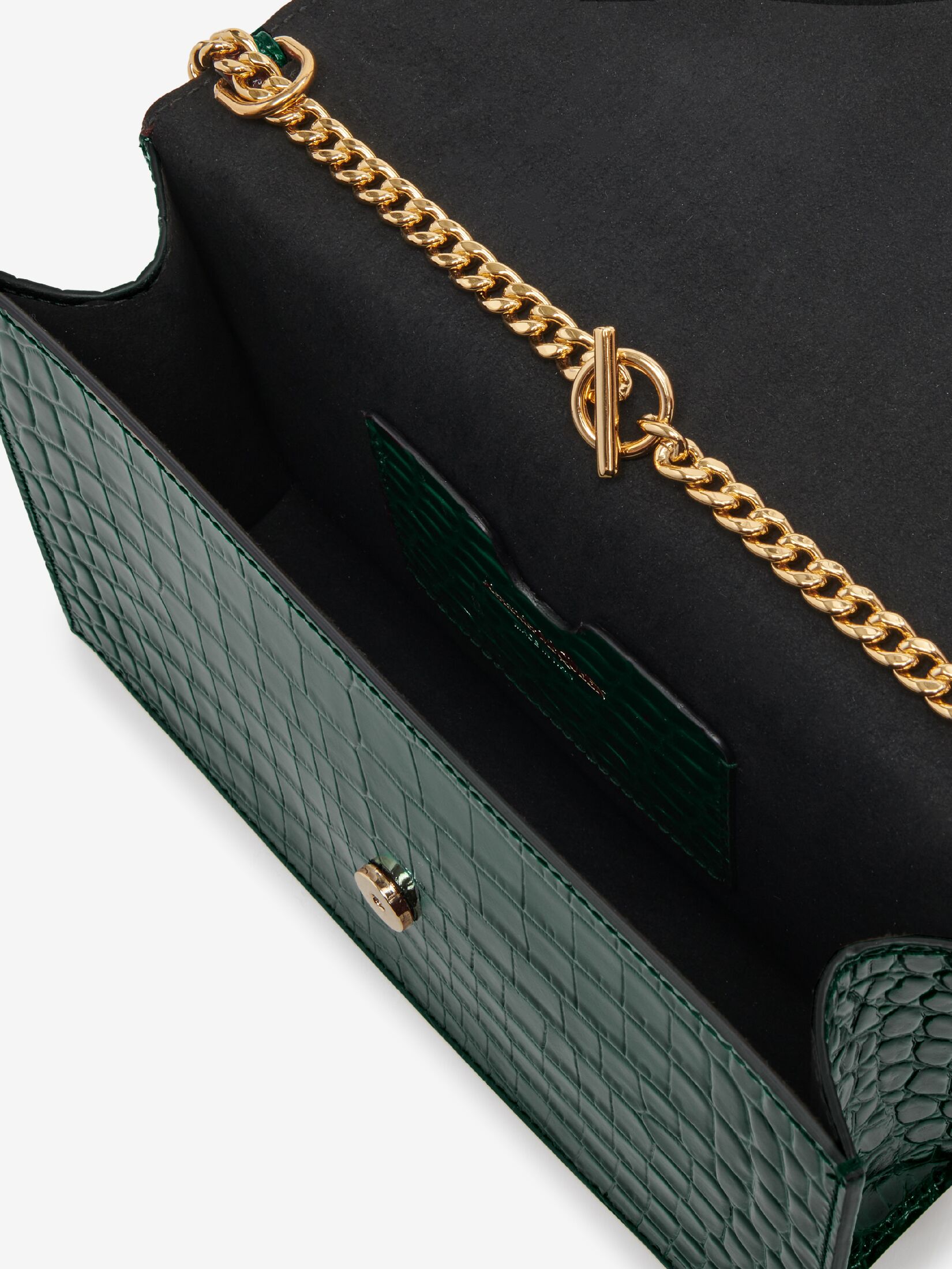 Top Handle Skull Bag in Emerald | Alexander McQueen US