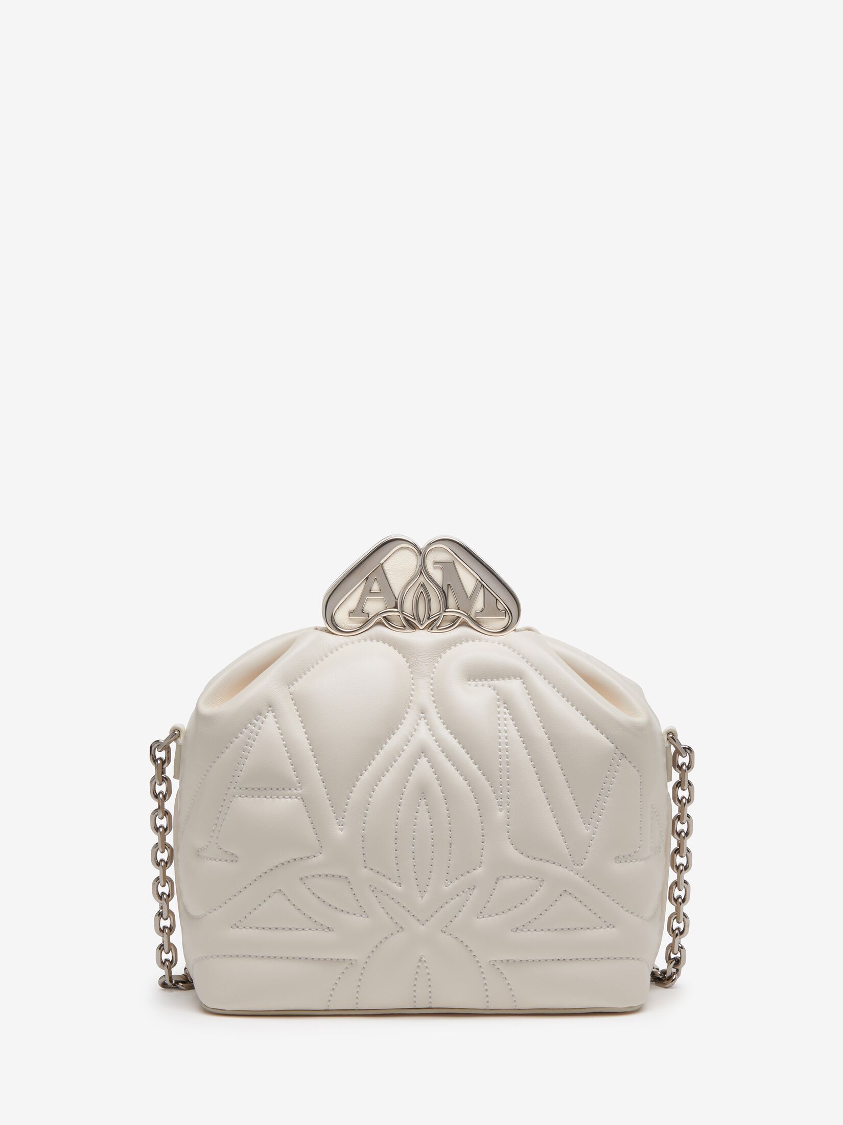 The Seal Box in Soft ivory | Alexander McQueen US