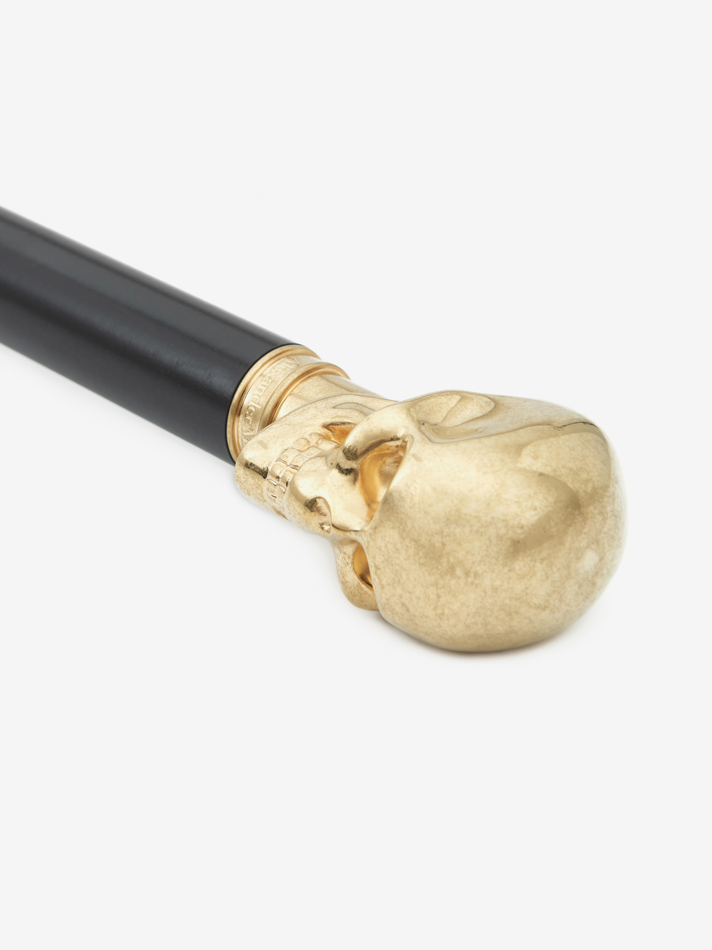 Men's Skull Folded Umbrella in Black | Alexander McQueen NL