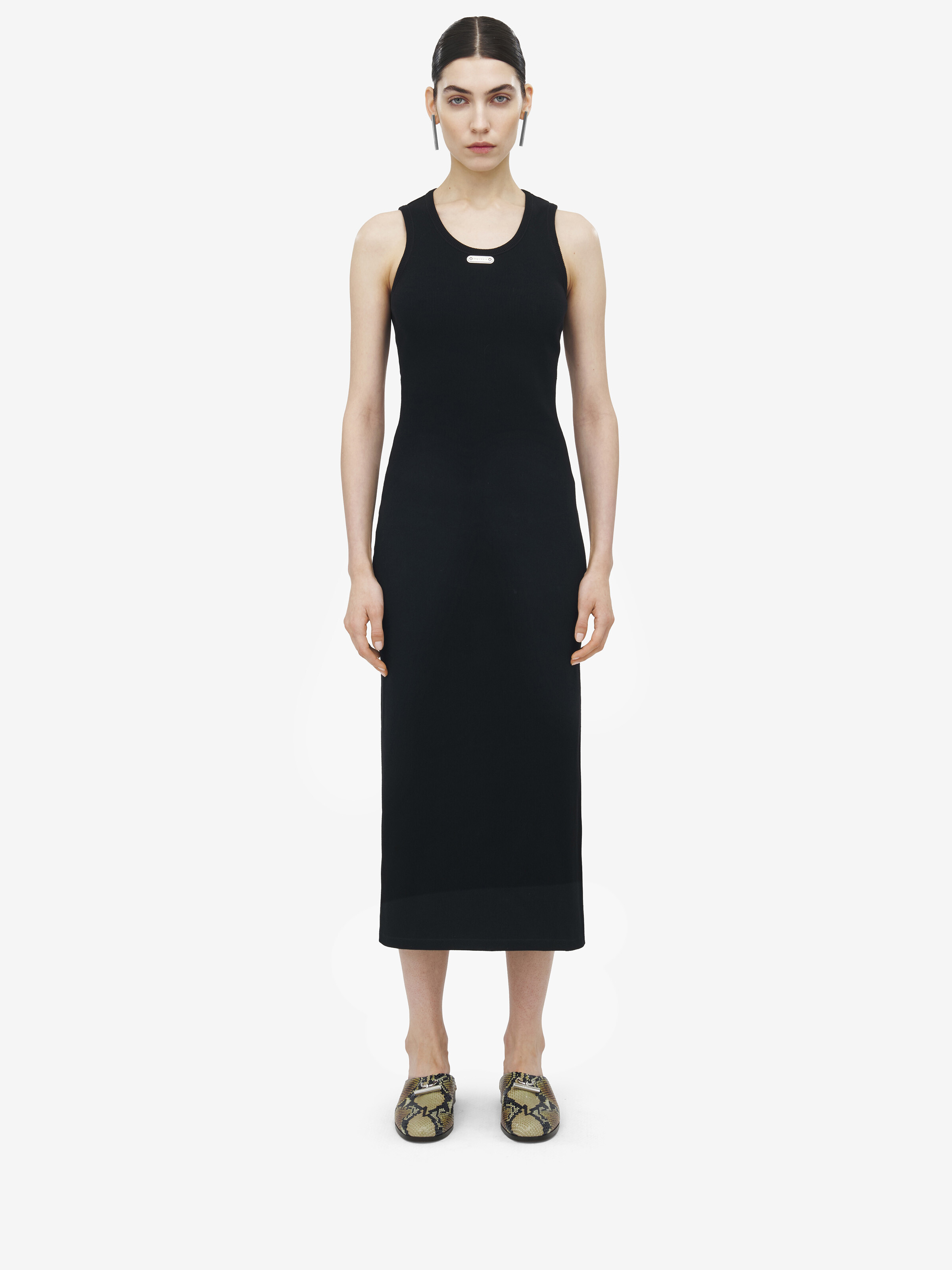 McQueen Placket Midi Dress