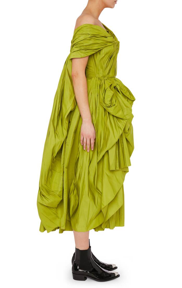 Pleated Evening Dress