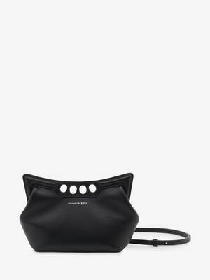 The Peak Bag Mini in Black | Alexander McQueen US