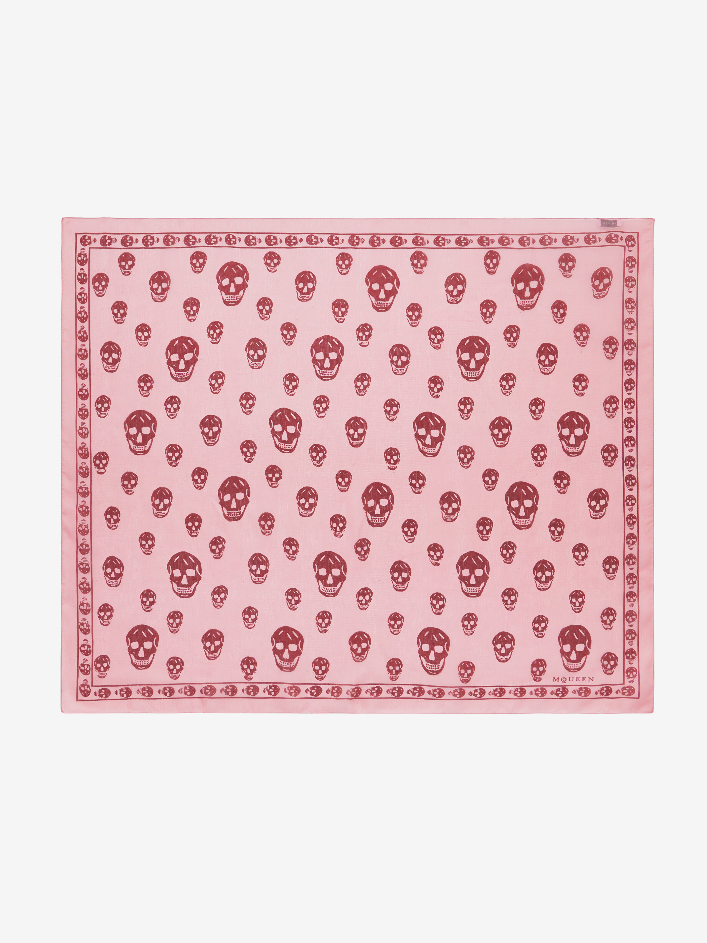 Women's SHAWLS SCARVES in Pink in 100% Silk | Alexander McQueen - image 1