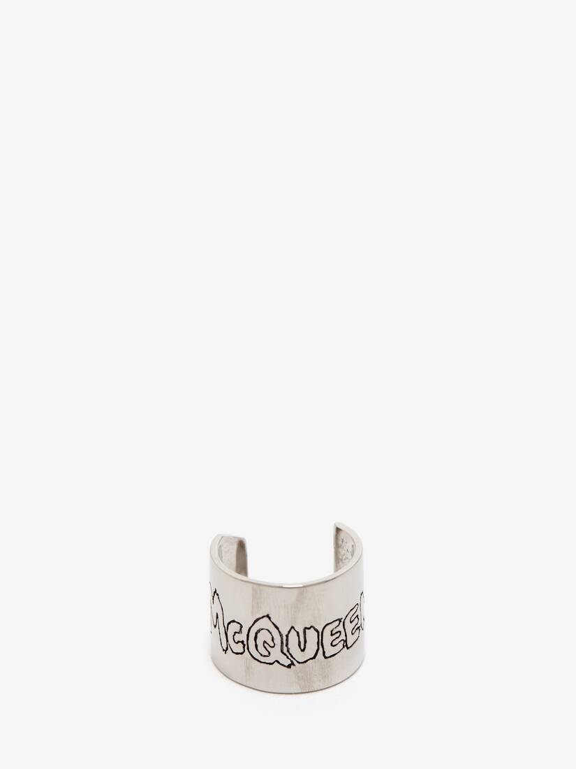 McQueen Graffiti Ear Cuff