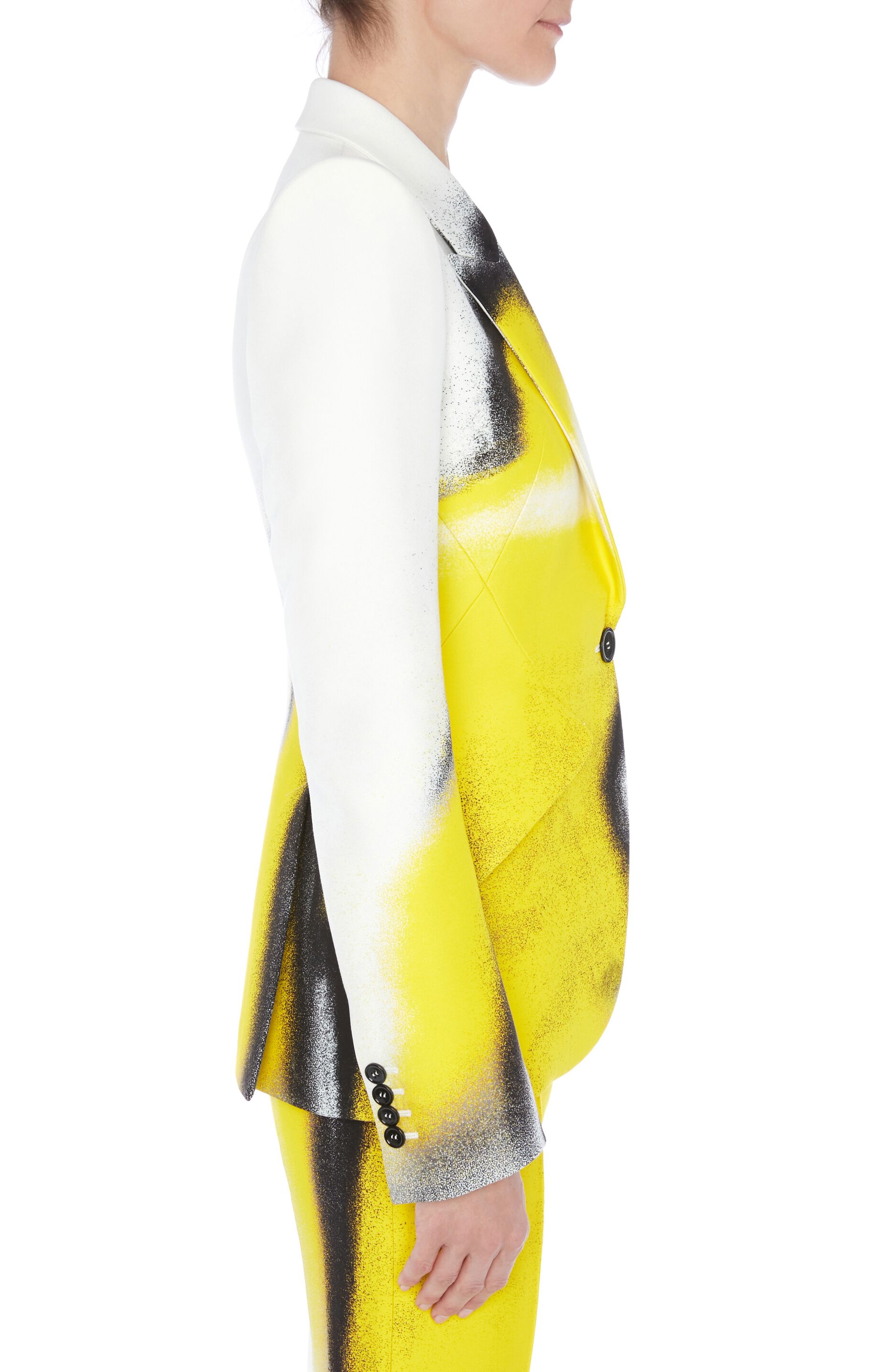 Tailored jacket für Damen in WEISS/Gelb/SCHWARZ in 100% Viscose | Alexander McQueen - image 2