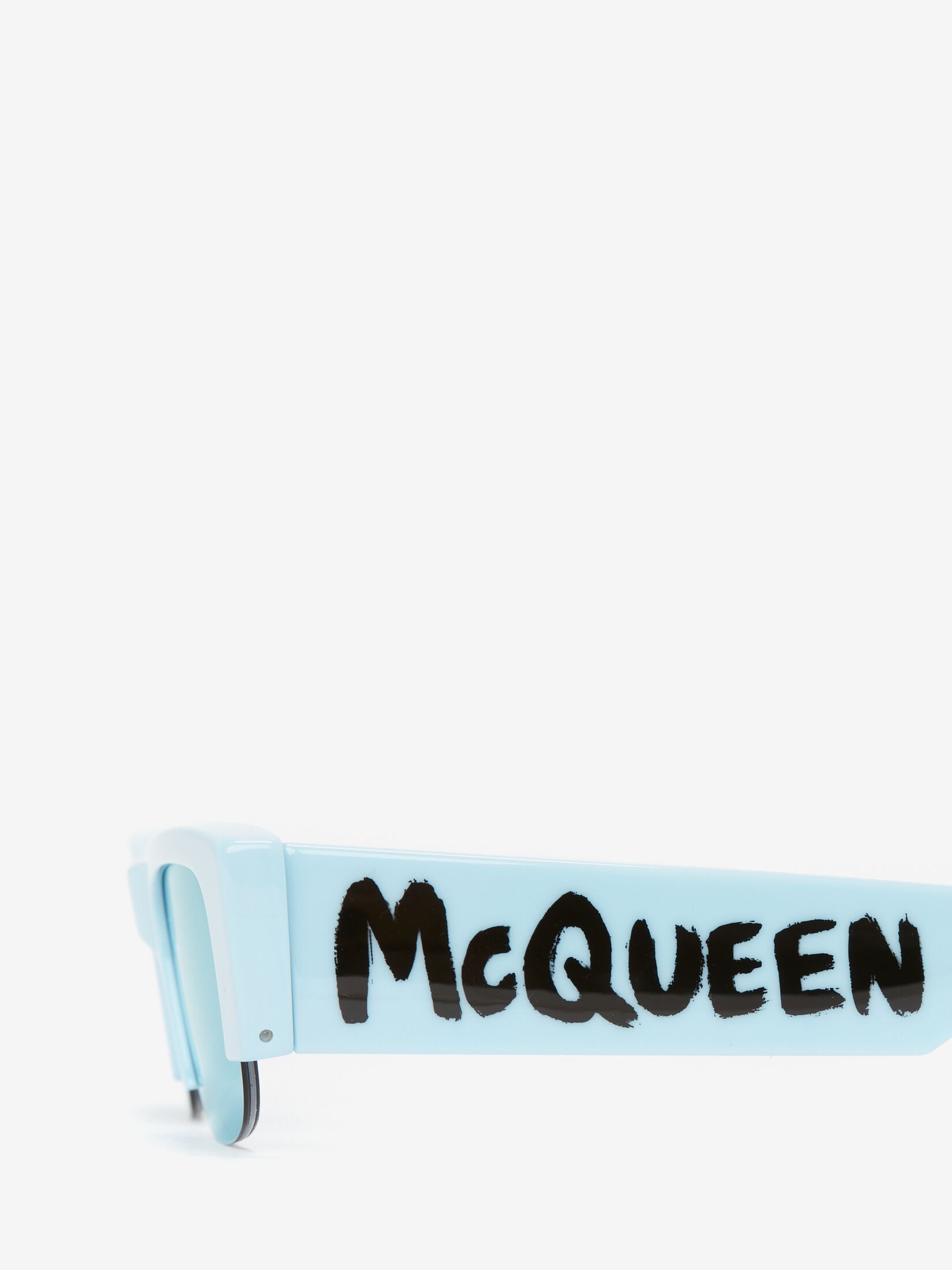 McQueen Graffiti Slashed Sunglasses