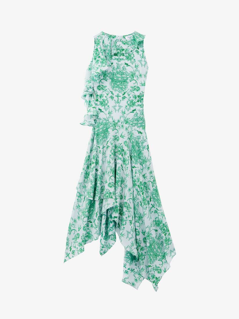 Sailor Tattoo Asymmetric Dress