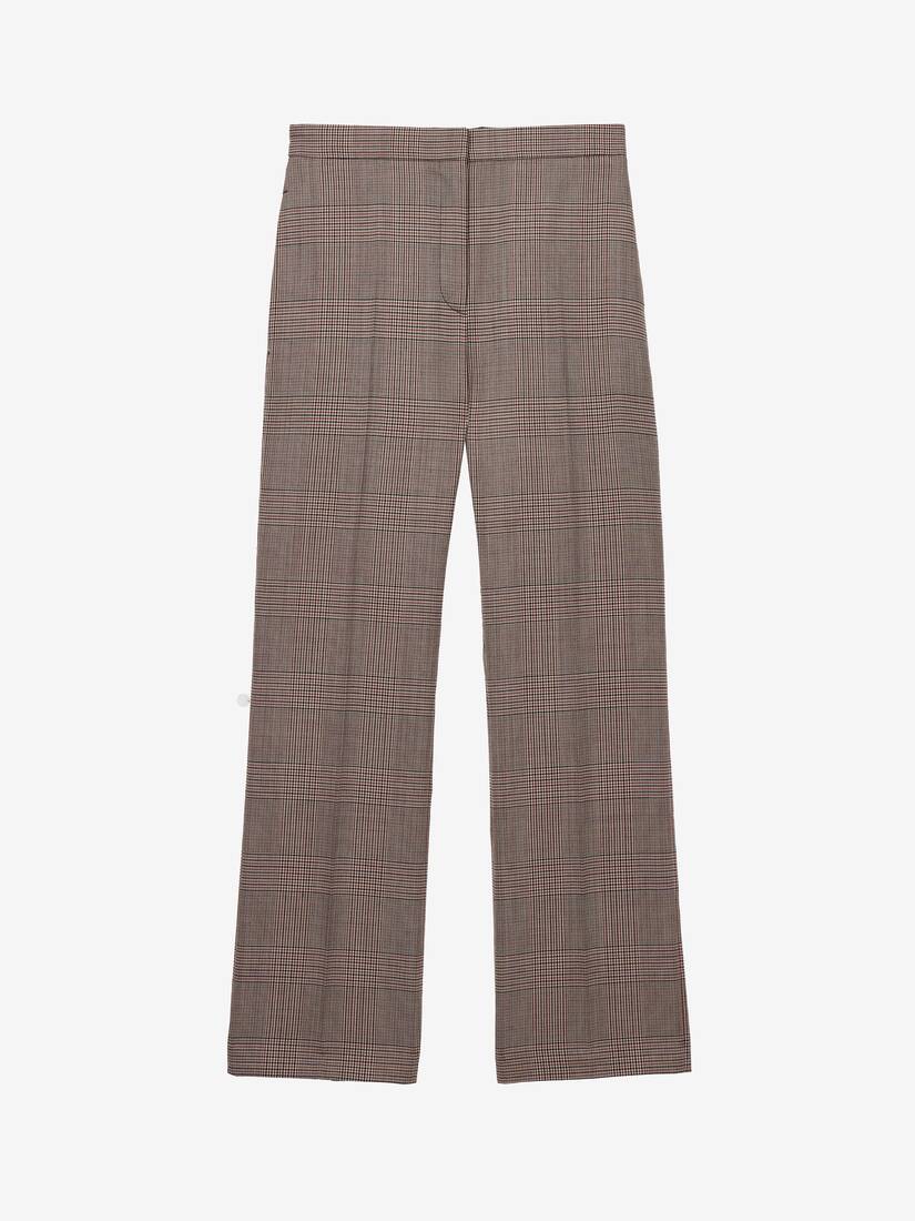 Heitage Check Kickback Trousers