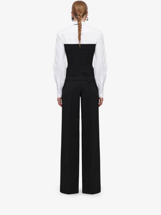 Tailored All-in-one in Black | Alexander McQueen US