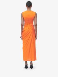 Asymmetric Gathered Dress